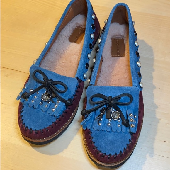 Coach Shoes - NWT Coach Roccasin in Wine/Pacific